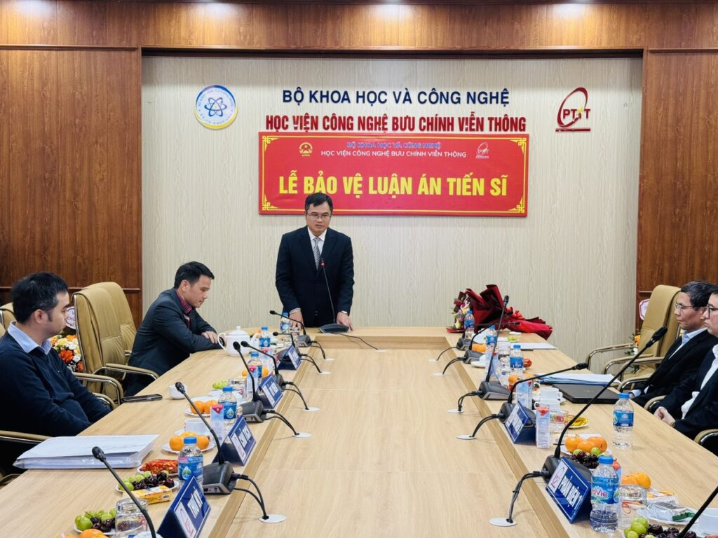 Nghiên cứu sinh Bùi Văn Công bảo vệ thành công luận án tiến sĩ cấp Học viện