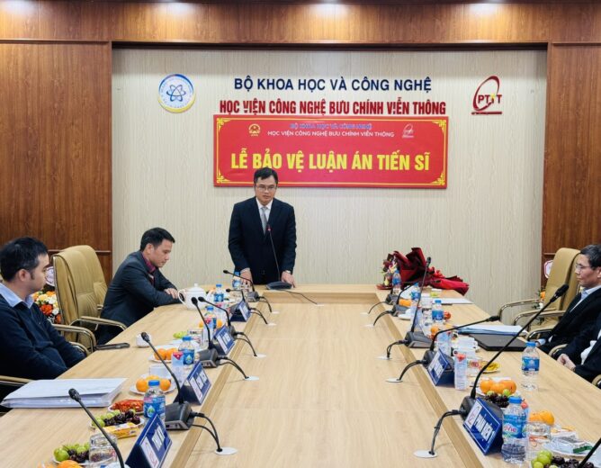 Nghiên cứu sinh Bùi Văn Công bảo vệ thành công luận án tiến sĩ cấp Học viện