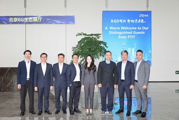 PTIT làm việc với Tập đoàn ZTE (Trung Quốc), định hướng hợp tác về công nghệ 6G và hệ sinh thái AI